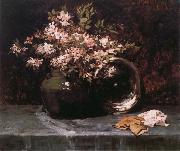 William Merritt Chase Rhododendron Spain oil painting artist